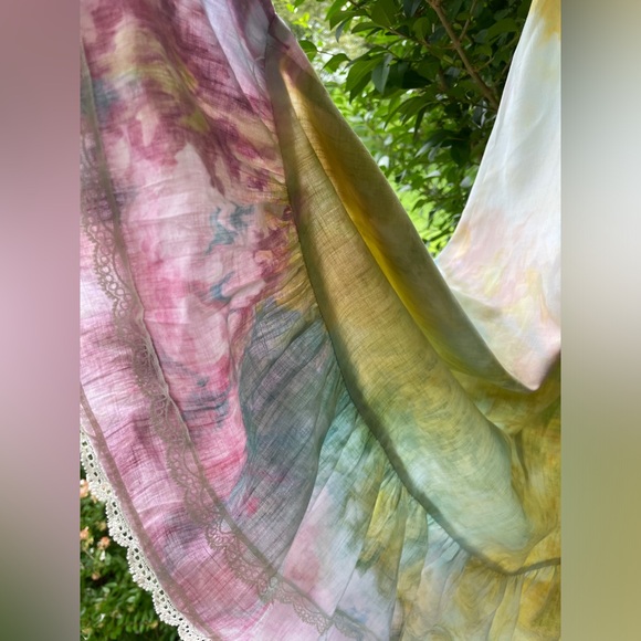Fairground Dreams: One of a Kind Ice Dyed Vintage Dress - Pastels - XS/S - Picture 8 of 16